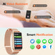 GOOD WATCH-Smart Watch Bluetooth Call Compatible with Ios and Android, Mens Womens Watch with Blood Oxygen Heart Rate Monitor Fitness Tracker IP67 Waterproof Smart Watches Gold