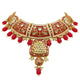 Gold Kundan Mina Jewellery Set