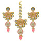 Gold Kundan Mina Jewellery Set