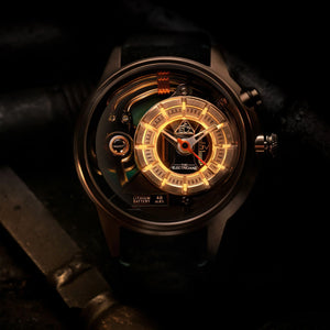 GOOD WATCH-The Electric Cazino Rose Gold Green