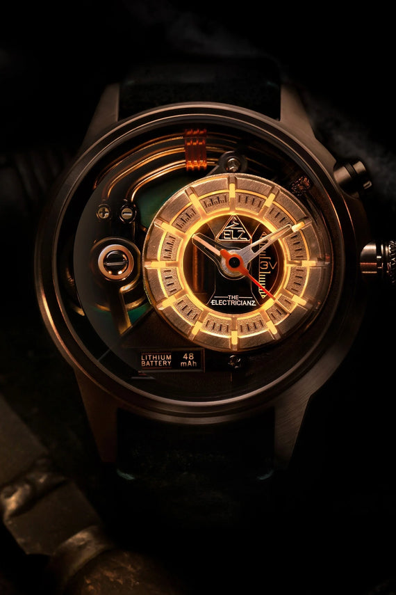 GOOD WATCH-The Electric Cazino Rose Gold Green
