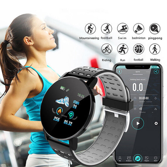 GOOD WATCH-Smart Watch Touch Bluetooth Heart Rate Fitness Sport Waterproof For Android iOS