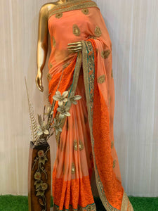 Zann Georgette Saree