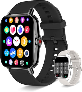 GOOD WATCH-Smart Watch for Women(Call Receive/Dial), Fitness Tracker Waterproof Smartwatch for Android iOS Phones 1.7" HD Full Touch Screen Digital Watches