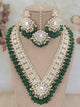 Emerald Gracia Kundan Jewellery Set