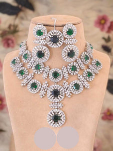 Emerald Teresa Zirconia Jewellery Set