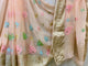 Anisha Peach Organza Saree