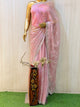 Fashion Pink Chiffon Saree