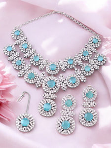 Turquoise Teresa Zirconia Jewellery Set