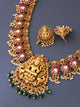 Multicolor Maheswari Temple Jewellery Set - New Arrival