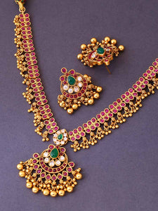 Multicolor Matangi Antique Jewellery Set