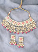 Red Samaria Kundan Jewellery Set