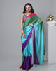 Exclusive Ombre Women's Designer Bollywood Pre-Draped Saree