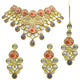 Gold  Kundan Design Choker Necklace Set For Women