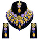 Kundan and Meenakari with Floral Design Necklace Set