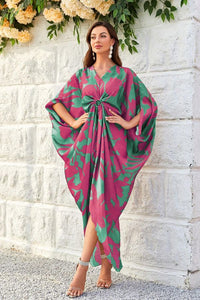 Butterfly Ring Style Kaftan Dress