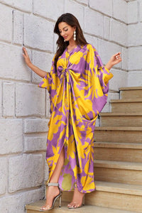 Butterfly Ring Style Kaftan Dress