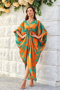 Butterfly Ring Style Kaftan Dress