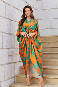 Butterfly Ring Style Kaftan Dress