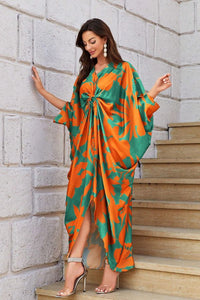 Butterfly Ring Style Kaftan Dress