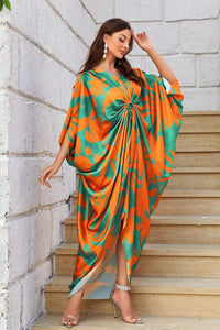 Butterfly Ring Style Kaftan Dress