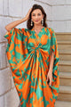 Butterfly Ring Style Kaftan Dress