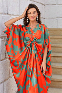 Butterfly Ring Style Kaftan Dress