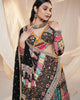 Multi Color Heavy Muslin Cotton Print With Mirror Work Navratri Lehenga Choli Set