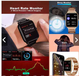 Smart Watch Men Women Smartwatch Electronics Smart Clock For Android IOS Fitness Tracker G