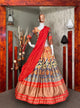 Peach Color Digital Print Designer Heavy Lehenga Choli Set