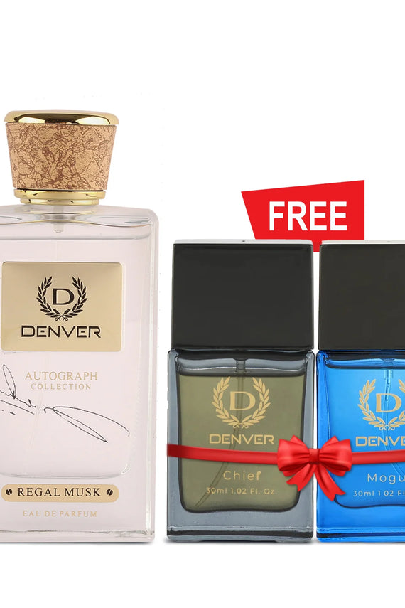 Denver  Autograph collection Regal musk | Free Mogul & Chief 600 ml perfume