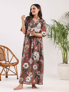 Women Pure Cotton Night Dress