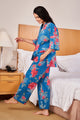 Blue LOOSE FIT Night Suit Set