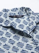 Blue/White Cotton Printed Night Suit Set with Payjama