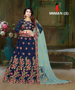 TAPETTA SILK EMBROIDERED LEHENGA CHOLIS