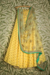 Yellow Gorgeous Lehnga Choli With Dupatta