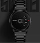 JUBNU TIME-MEN'S QUARTZ WATCH WATERPROOF FULL STEEL FASHION WATCHES BLACK