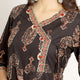 Rang Deep Women Set of Black & Red Cotton Kurti With Palazzo