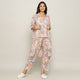 Paisley Cotton Printed 3 peice Night Suit Set