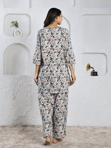 Cotton  Floral print loungewear set