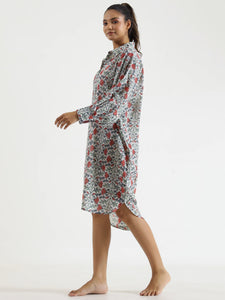 FLORA Cotton NIGHT  Dress