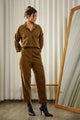 Brown Corduroy Co-ord Set