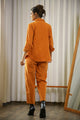 Orange Rust Corduroy Co-ord Set