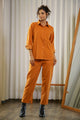 Orange Rust Corduroy Co-ord Set