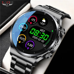 Brand Men Sport Bluetooth Call Touch Screen & Waterproof Swimming Activity tracker  Watch