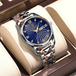 GOOD WATCH-MEN Fashion Luxury Men Watch Waterproof Luminous Date&Week Quartz Watches Business