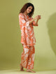 Orang leaf print loungewear set