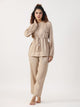 Women Beige modal co-ord set