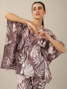 LILAC Cotton Kaftan Set