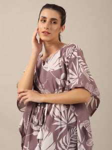 LILAC Cotton Kaftan Set